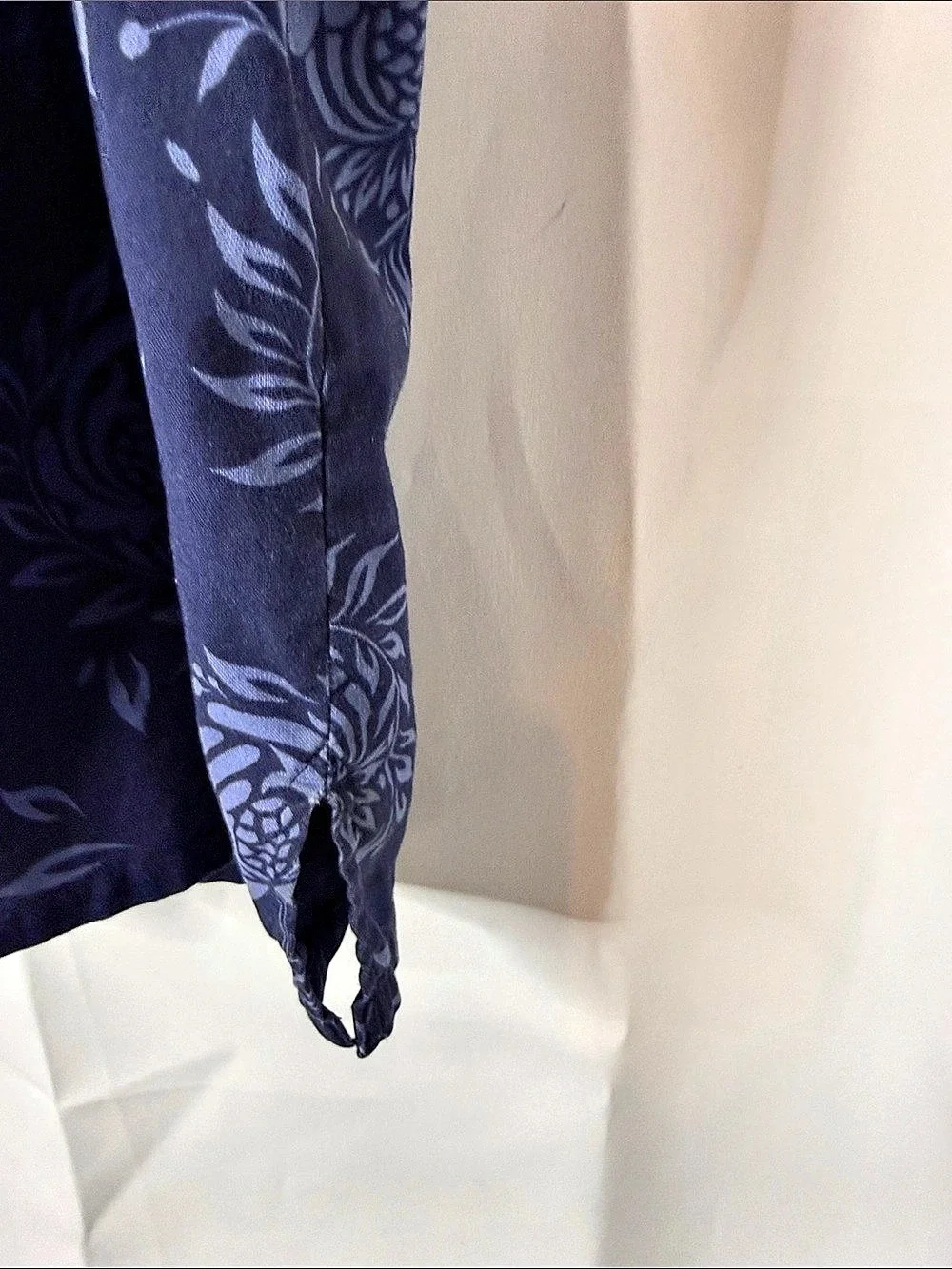 Polo Jeans Co.Floral Button-Up 100% cotton Shirt Blue & Purple  size 4XL